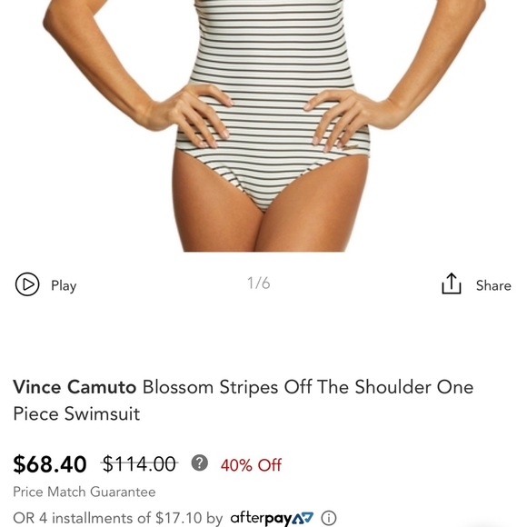 Vince Camuto one piece swimsuit - Picture 8 of 8